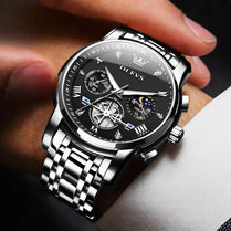 Stainless Steel Precision Watch - EternaQuartz