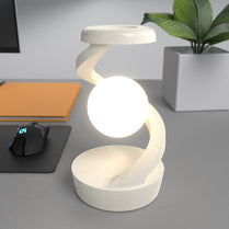 LunaGlow - Rotating Moonlight Charger Lamp